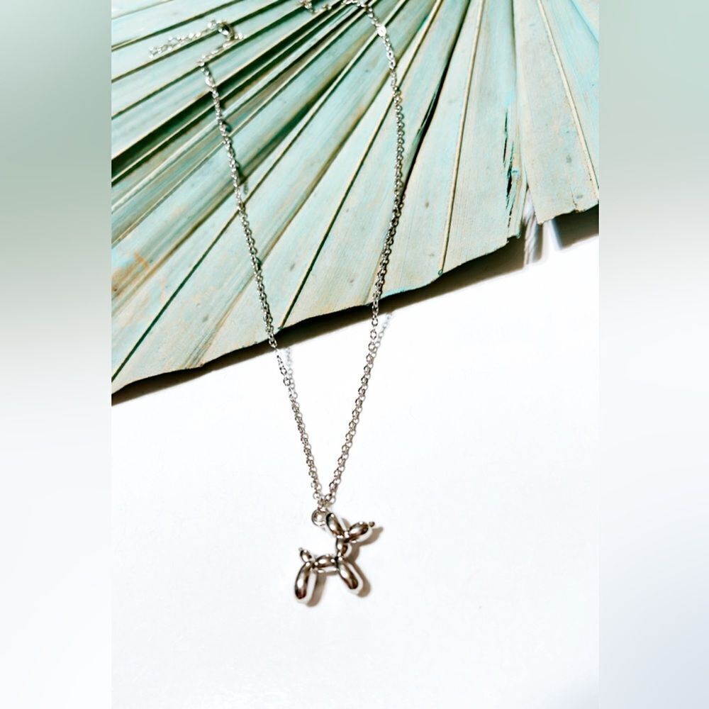 Silver dog necklace #235 - Picture 3 of 4